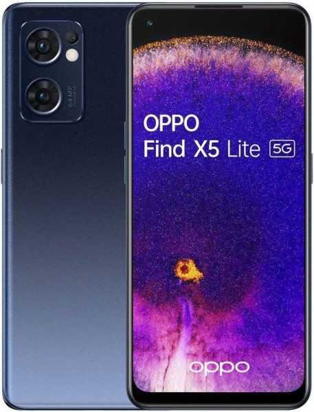 OPPO Find X5 Lite - Starry Black Bluetooth Dual-Sim Android 11 5G WLAN USB-C