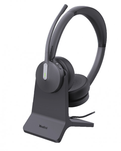 Yealink Headset BH 70 Dual Teams inkl Ladeständer USB-A/C Schwarz Bluetooth 147g