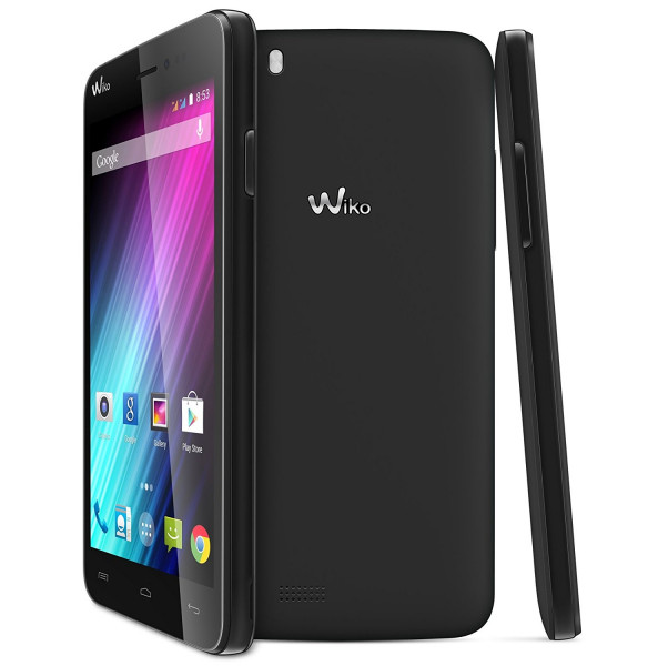 Wiko Lenny schwarz 4GB Android Dual SIM 5" Smartphone ohne Simlock 5MP Kamera