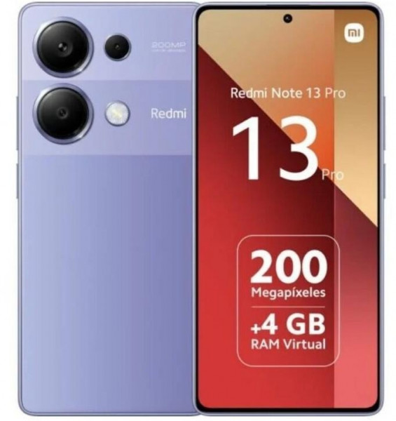 Xiaomi Redmi Note 13 Pro 4G Smartphone 256GB/8GB lavender purple 6.67" DS 200MP
