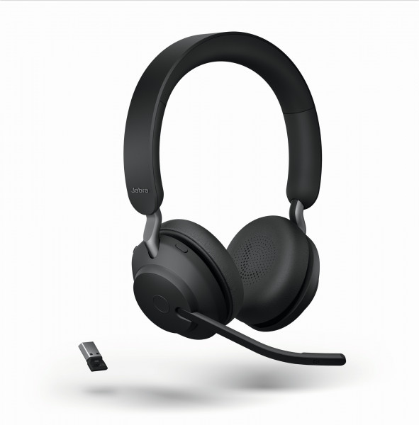 JABRA Evolve2 65 Stereo UC USB-A Bluetooth Headset Schwarz Überkopf Schaumstoff