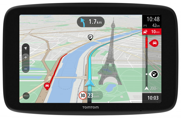 TomTom GO Navigator 6 Zoll Display 16GB Speicher Sprachsteuerung Micro-USB