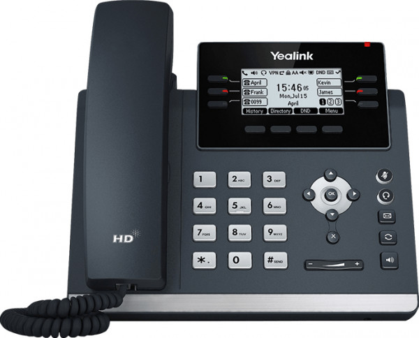 Yealink SIP-T42U IP-Telefon Schnurgebunden Schwarz USB Wendelschnur 2.7"LCD RJ9