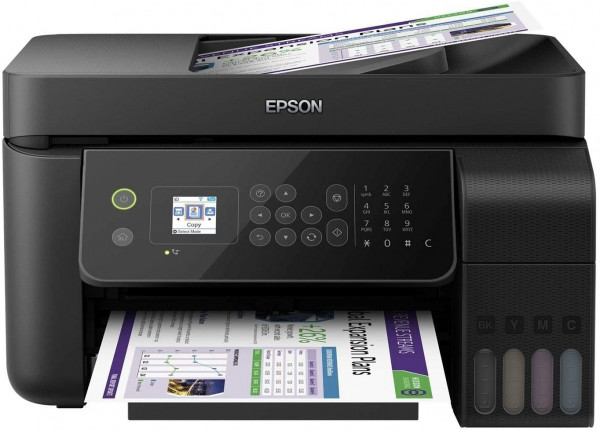 Epson EcoTank Tintenstrahl-Multifunktionsdrucker Wifi kabelloses drucken schwarz