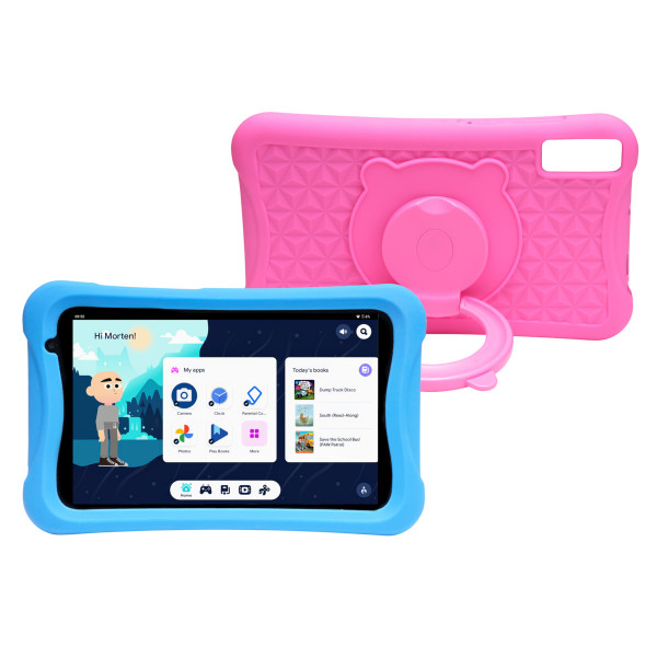 Denver Android Kids Tablet Blau/Pink 64 GB Schutzhülle Kamera Bluetooth WLAN