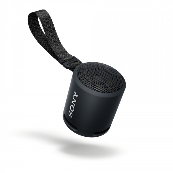 SONY Tragbarer kabelloser Bluetooth Lautsprecher Schwarz IP67 kabellos mit Gurt