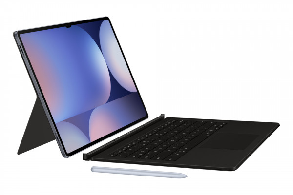 Samsung Book Cover Keyboard für Tab S10 Ultra S9 Ultra Schwarz EF-DX725 QWERTZ