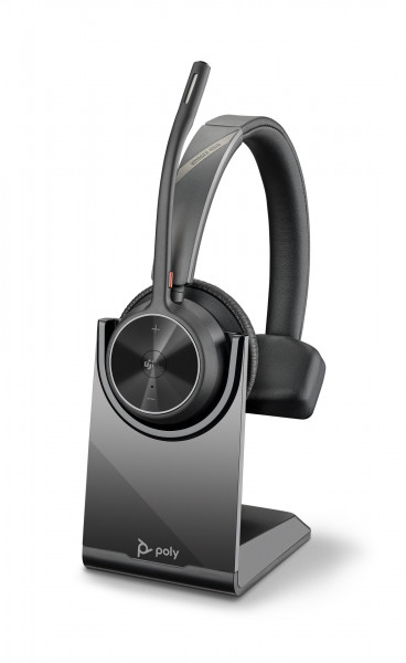 Poly Bluetooth Headset Voyager 4310 UC USB-A/C Teams Noise Cancelling schwarz