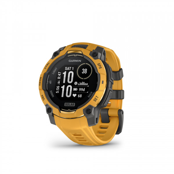 Garmin Instinct 3 Solar 45mm 128MB Orange BT Smartwatch 1.2" MIP GPS ANT+