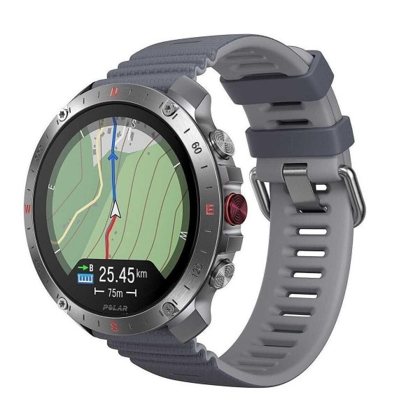 POLAR GRIT X2 PRO Grau Smartwatch 48,6mm Unisex 1,39 Zoll OLED Bluetooth Fitness