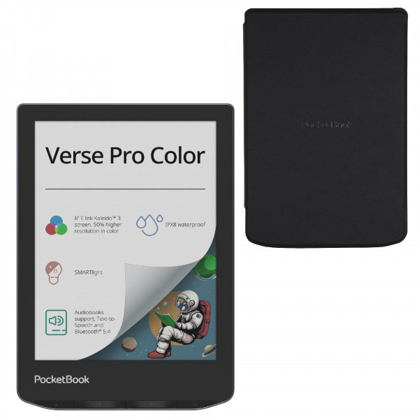 PocketBook Verse Pro Color + Shell Cover black 6"