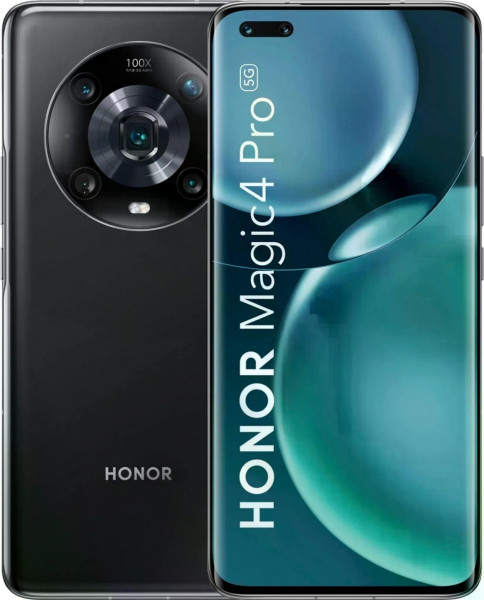 HONOR Magic 4 Pro 5G 8 GB RAM 256 GB schwarz OLED Android USB-C 64MP HDR10+