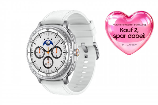 Samsung Galaxy Watch8 Classic SM-L500 White 46 mm WearOS Smartwatch 64 GB 1,3"