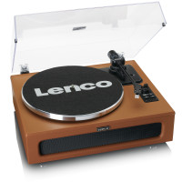 LENCO LS-430BN Plattenspieler Braun 4 Lautsprecher Bluetooth AUX Riemenantrieb LENCO LS-430BN Plattenspieler Braun 4 Lautsprecher Bluetooth AUX Riemenantrieb