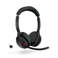 Jabra Evolve2 55 Headset USB-C Bluetooth Schwarz binaural On-Ear 30m Reichweite Jabra Evolve2 55 Headset USB-C Bluetooth Schwarz binaural On-Ear 30m Reichweite
