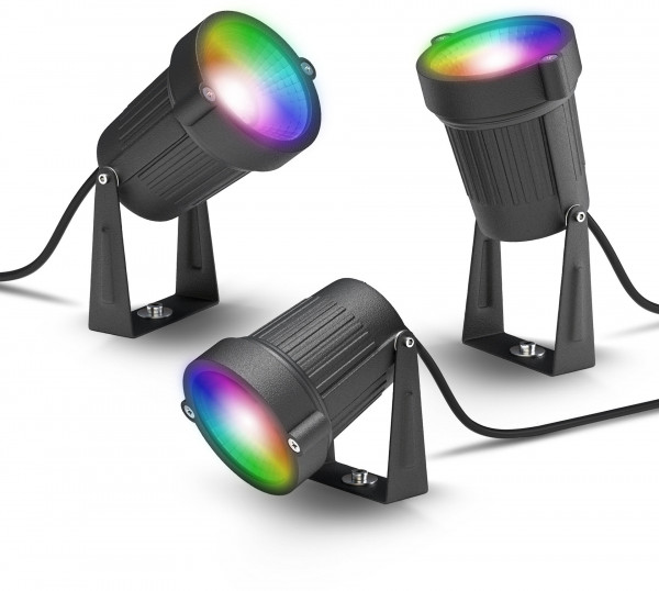 innr Smart Outdoor OSL 130 C Spot Light Colour 3 Pack - EU
