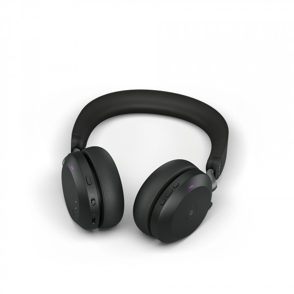 JABRA Evolve2 75 Stereo MS USB-A Bluetooth LS schwarz Kopfhörer Überkopf Headset