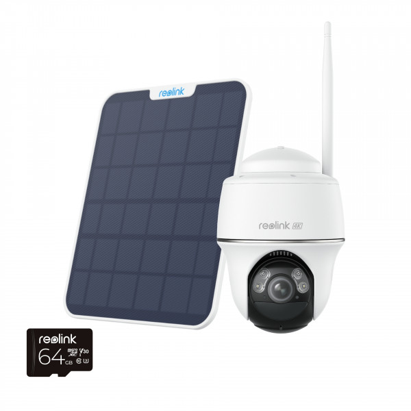 Reolink Argus B440 inkl. Solar Panel 2 weiß WiFi Überwachungskamera Nachtsicht