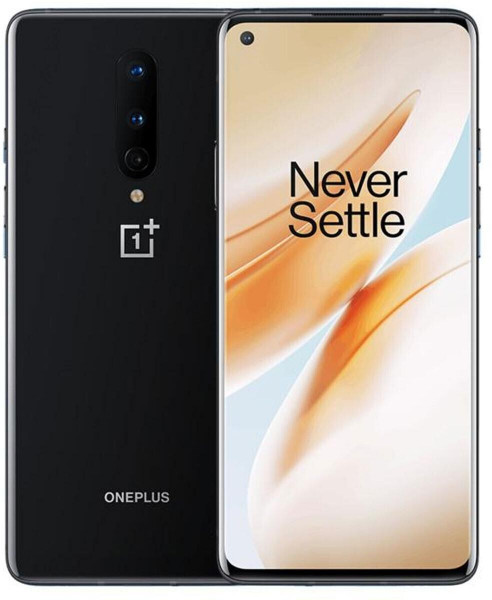 OnePlus 8 Schwarz 128 GB Android 5G Smartphone 6,6" 48 MP AMOLED Dual-SIM USB-C