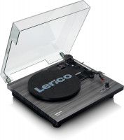 LENCO LS-10BK Plattenspieler Schwarz Lautsprecher Holz Riemenantrieb 33/45 U/min LENCO LS-10BK Plattenspieler Schwarz Lautsprecher Holz Riemenantrieb 33/45 U/min