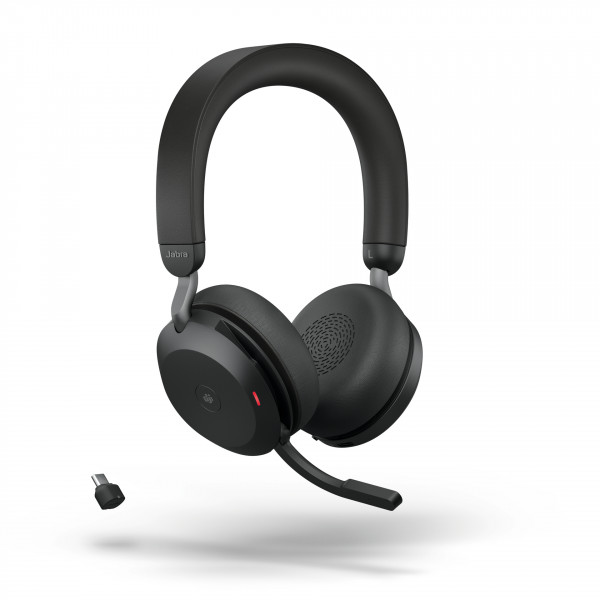 JABRA Evolve2 75 Link 380/390c MS Stereo schwarz Headset USB-C Bluetooth