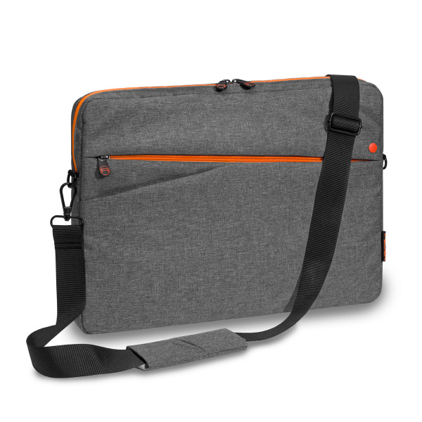 PEDEA Notebooktasche "Fashion" grau/orange 17,3"/43,9cm Laptoptasche Schutzhülle