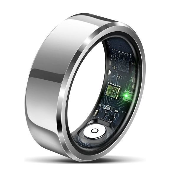felixx Smart Ring SR6 Silber Größe 12/67,2 mm Gesundheitstracker Bluetooth IP68