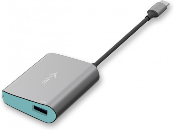 i-tec USB-C Metal Adapter 3- Port Hub grau