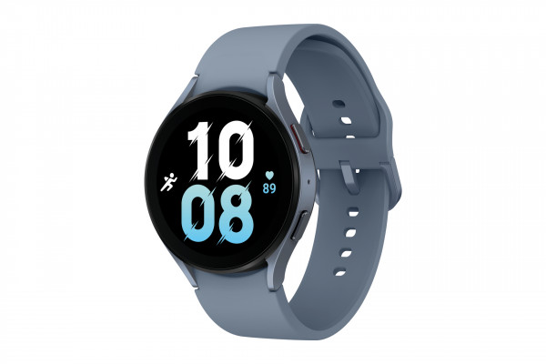Samsung Galaxy Watch 5 Blau WLAN Bluetooth Smartwatch Fitnesstracker 5ATM GPS