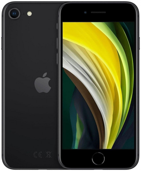 Apple iPhone SE (2020) schwarz 128GB Dual-Sim LTE Smartphone GPS NFC 4,7''