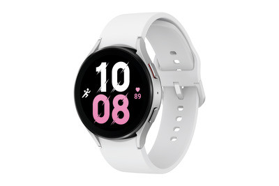 Samsung Galaxy Watch 5 44mm Smartwatch Fitnesstracker 1,4" AMOLED 4G Silber 5ATM