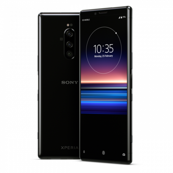 Sony Xperia 1 DualSim schwarz 128GB LTE Android Smartphone 6,5" OLED 21:9 12 MPX