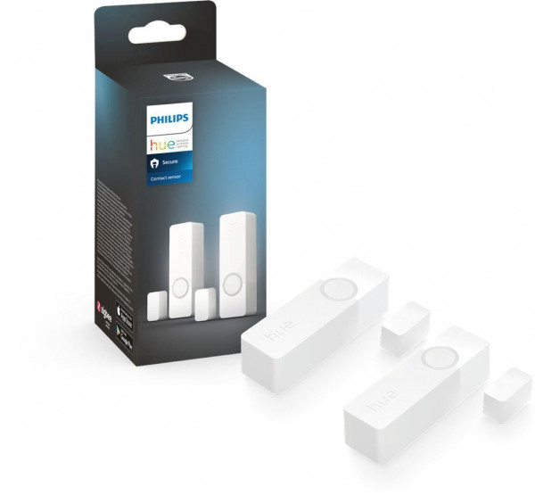 Philips Secure Kontaktsensor Doppelpack weiß Akku 850mAh ZigBee 66g