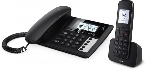 Telekom Sinus PA 207 plus 1 DECT-Telefon Anrufbeantworter Mobilteil Standby 245h