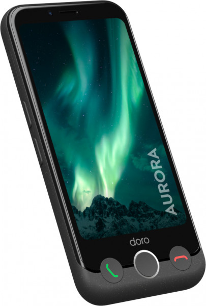 Doro Aurora A10 Grau 4GB/64GB Android 14 Smartphone 4,5" USB-C GPS 13 MP Kamera