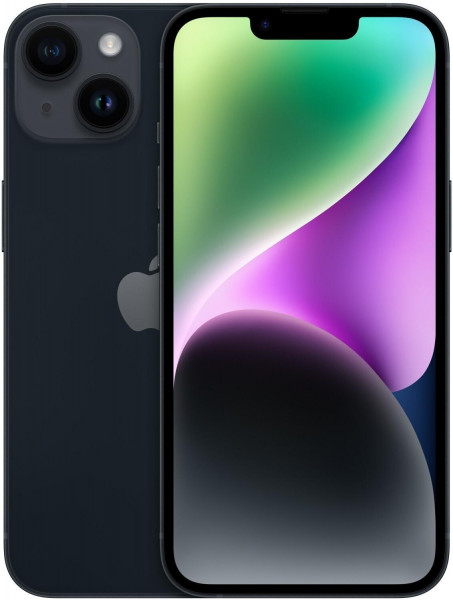 Apple iPhone 14 4GB/512GB Schwarz 12MP 6.06" OLED iOS-16 Apple-A15-Bionic