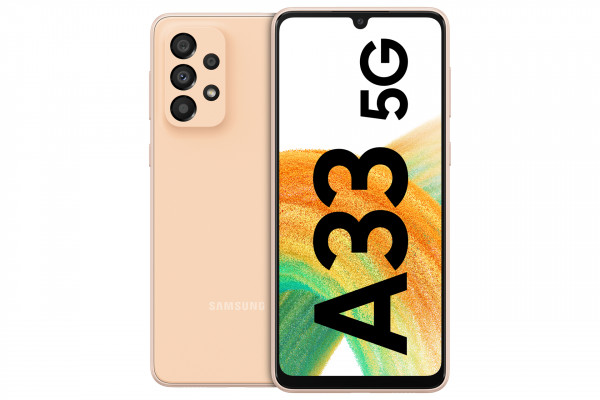 Samsung A336B Galaxy A33 5G 128 GB Orange Android Smartphone 6,4" Quad-Kamera