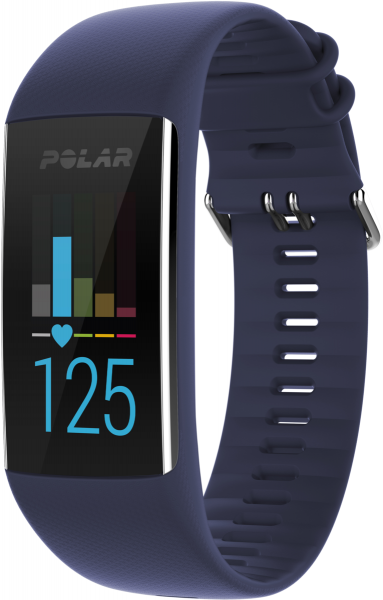 Polar A370 Fitnesstracker Pulsuhr Dunkelblau Gr. M/L