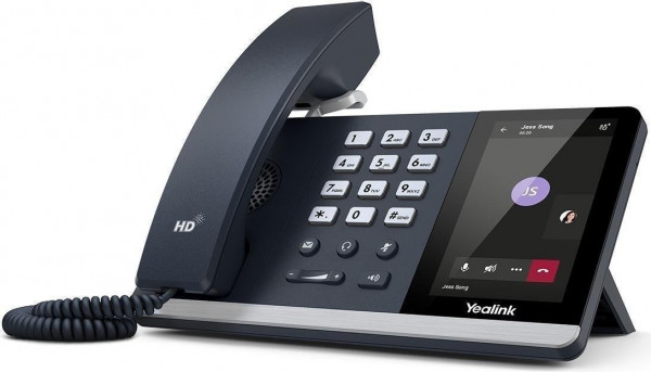 Yealink Network SIP-T55A Teams Schwarz Android Telefon 4,3" LCD Schnurgebunden