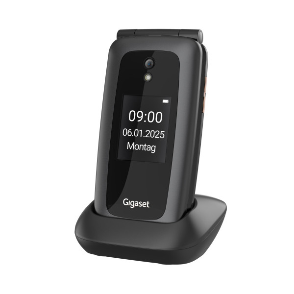 Gigaset GL795 Grau 4G Bluetooth USB-C Klapphandy 2,8" LCD M4/T4 Notruftaste