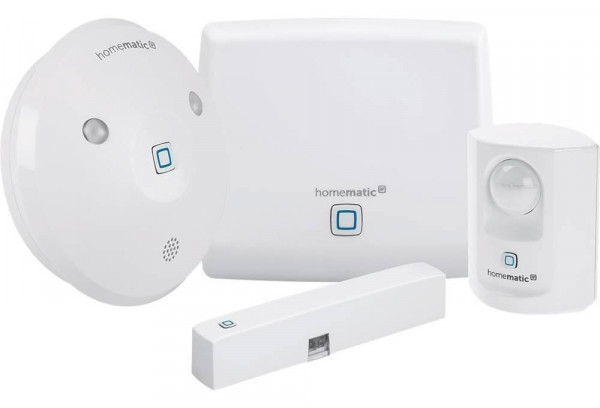 Homematic IP Starter Set Alarm Weiß BidCoS Access Point Bewegungsmelder 868 MHz