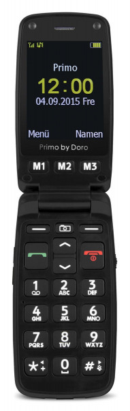 Doro Primo 406 silber/schwarz 2,4" Display Notruftaste Bluetooth ohne Vertrag