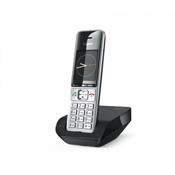Gigaset COMFORT 500 Silber/Schwarz Telefon Schnurlos 2,2" LCD-TFT DECT Analog