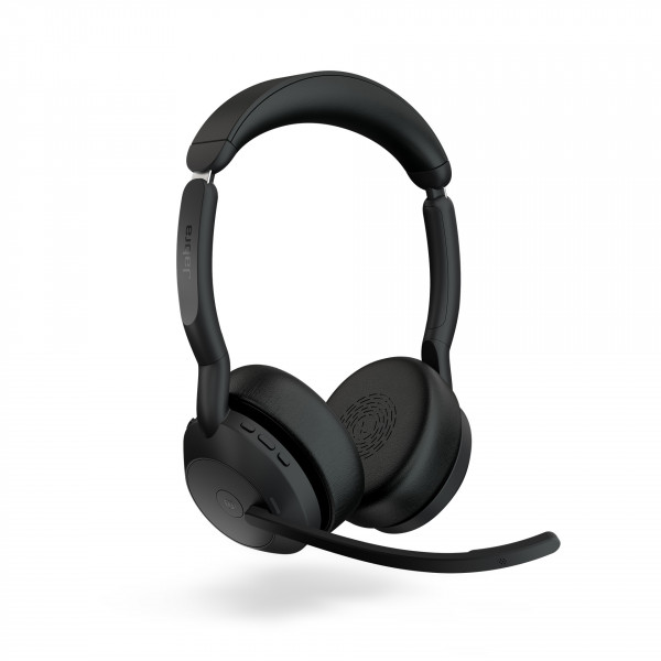 Jabra Evolve2 55 Schwarz Stereo Bluetooth Headset binaural Active Noise Cancel