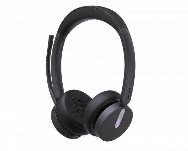 Yealink Headset WH64 Hybrid Dual Teams Stereo Schwarz Bluetooth Integriertes Mic