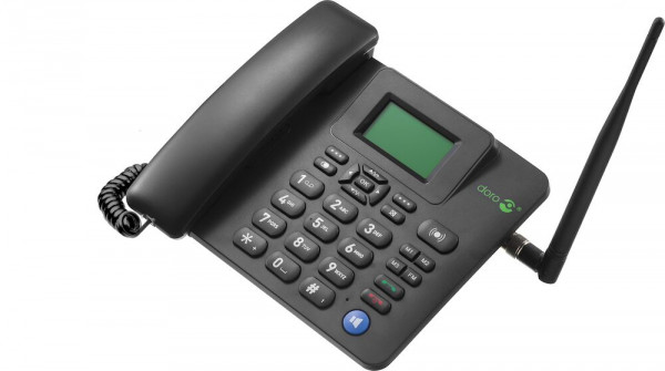 Doro 4100H GSM Schwarz Bluetooth LTE Tischtelefon Schnurgebunden Micro-SIM USB-C