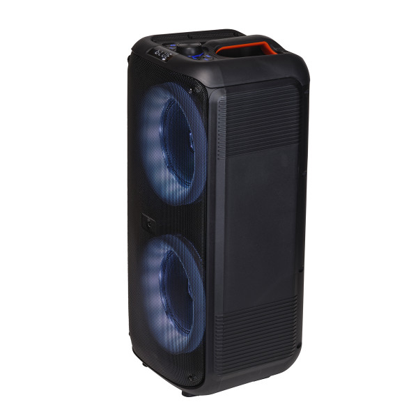 Denver BPS-354 Bluetooth Party-Lautsprecher LED 200 Watt USB microSD AUX MP3