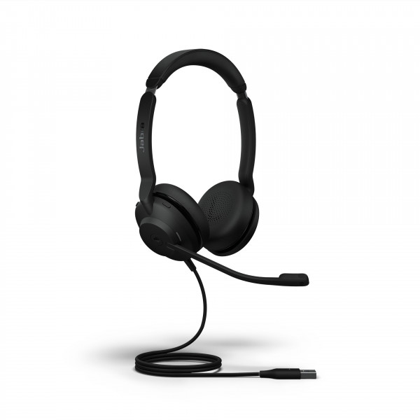 JABRA Evolve2 30 USB-A Stereo MS schwarz Kopfhörer Headset Überkopf Busylight MS