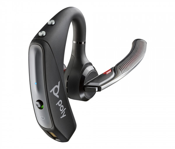 Poly Voyager 5200 UC Bluetooth Headset Schwarz Bluetooth NFC Reichweite 30m