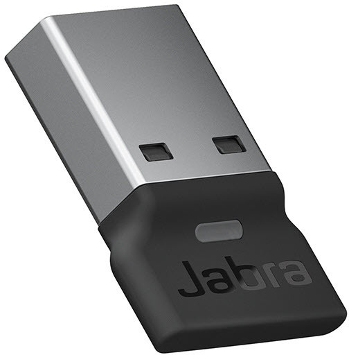 JABRA Evolve2 Link 380a MS Bluetooth-Adapter USB-A Schwarz Plug and Play Teams